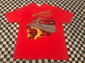 Vintage Joe Satriani Surfing With the Alien Marvel Silver Surfer T-Shirt XL 88 - Picture 1 of 11