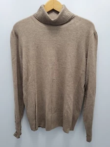Apt 9 Turtleneck Sweater Womens XL Taupe Heather New - Picture 1 of 12