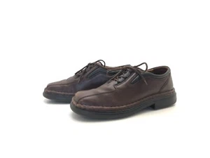 Zapato bajo Josef Seibel para hombre con cordones mocasines Comfort marrón talla 42 (Reino Unido 8) - Imagen 1 de 8