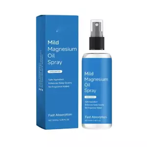 Pure Magnesium Oil Spray -100% Pure &Natural Magnesium Oil Spray Unscented π - Picture 1 of 16