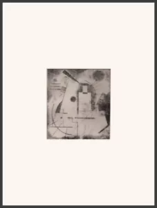 Kandinsky's Brain: A Monochrome Improvisation of Yellow-Red-Blue (Monoprint) - Picture 1 of 2
