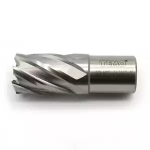 TMAX 9/16" to 1" M2 Annular Cutters, Weldon Shank, Bright Finish, Various Sizes - Picture 1 of 14