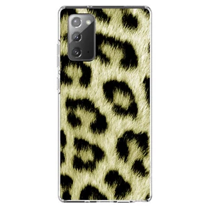 Funda Transparente para Galaxy Note Amarillo Negro Piel de Leopardo Recubrimiento - Imagen 1 de 7