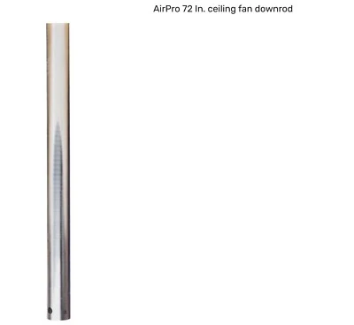 Progress Lighting P2609 Nickel 72" Ceiling Fan Downrod - Image 1 of 3