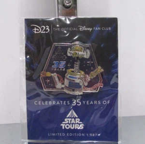 Prendedor exclusivo 35 aniversario Capitán RX-24 Star Tours Disney D23 LE 1987 - Imagen 1 de 5
