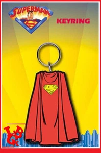 SUPERMAN CAPE Porte Clefs Caoutchouc Clés cle Keyring man of steel # NEUF # - Picture 1 of 2