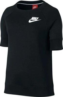 Mujeres Nike Ropa Deportiva Rally Manga Corta Crew Sudadera 833495 010 TALLA M Negra Foto 1 de 3