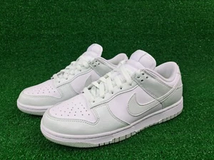 Nike Dunk Low Next Nature Barely Green and White DN1431-102 Women's Size 8 - Picture 1 of 7