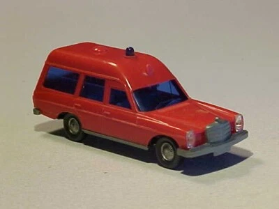 Vintage 2 INCH 1973 Mercedes-Benz 200 Ambulance Fire Wiking 1/87 H0 Mint* Loose - Image 1 of 4