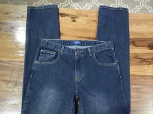 Arizona Jeans Boy's Youth 20 32x30 Skinny Fit Dark Wash Stretch Denim - Picture 1 of 11