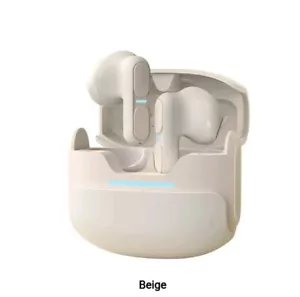 Auricolari Bluetooth 5.3 wireless vivavoce nell'orecchio per iPhone e Android beige- - Foto 1 di 8