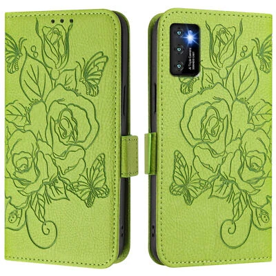 For Cubot P50, Fashion Flowers Pattern Flip Leather Wallet Stand Soft Case Cover - Image 1 of 4