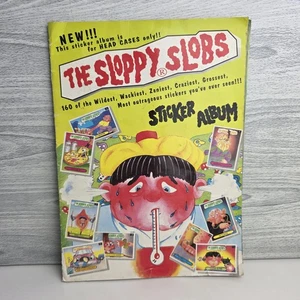 The Sloppy Slobs Sticker Album Merlin 100% Complete 1993 90s Vintage - Picture 1 of 11