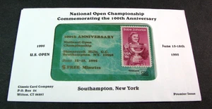 1995 US Open Southampton, New York 100 Anniv. Telefonkarte mit Babe Zaharias H337 - Bild 1 von 1