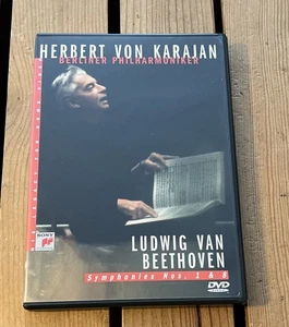 Herbert Von Karajan - Beethoven: Symphonies Nos. 1 8 (DVD, 2000) - Imagen 1 de 3