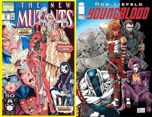 Youngblood #1 Variante H&F HOMENAJE a los Nuevos Mutantes de Rob Liefeld #98 1st Deadpool - Imagen 1 de 3