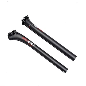 EC90 Carbon Fiber Bicycle Seat Post Mountain Bike Seatpost 25.4/27.2/30.8/31.6mm - Picture 1 of 19