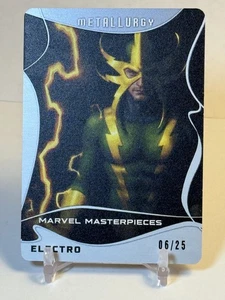2022 Upper Deck Marvel Masterpieces Electro #5 Metallurgy /25 - Bild 1 von 6