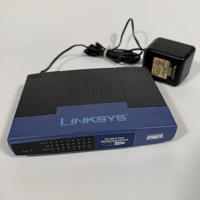 Linksys  Ethernet (EZXS88W) 8-Ports External Workgroup Switch (Cisco Systems) - Image 1 of 4