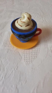 CAPPUCCINO KAFFEETASSE - Löffel & Zucker aufklappbare Schmuckschatulle klein - Bild 1 von 5