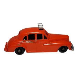 Vintage Budgie Models #27 Red Fire Chief Car Metal 1:76 England Very Nice - Picture 1 of 8