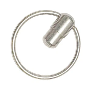 STERILIZED Stainless Steel 10g 1-1/4" VIBRATOR FRENUM RING. - Picture 1 of 10
