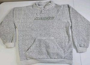 Vintage Arctic Cat Sweatshirt Size Men's XL Gray Snowmobiles Made In USA - Picture 1 of 10