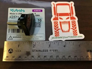 OEM Kubota Tractor Hood Cover Knob Bolt M8x1.25x25mm GENUINE BX   - Picture 1 of 7