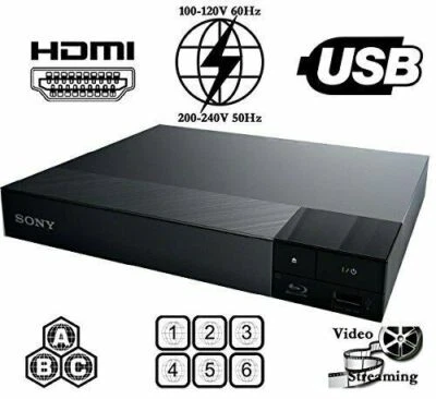 Sony BDP-S3700 Region Free DVD and Blu-Ray Disc Player - A, B, C & 0-9 PAL/NTSC - Image 1 of 4