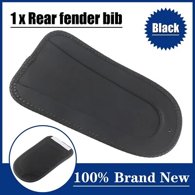 1 pieza Guardabarros trasero de cuero PU negro babero asiento individual para Honda VTX1800R VTX1300S Foto 1 de 4