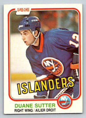 1981-82 O-Pee-Chee #211 Duane Sutter RC (ref 182616) - Image 1 of 2