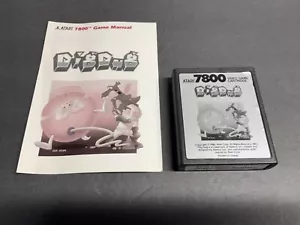 Atari 7800 Dig Dug Game and Manual Tested - Picture 1 of 9