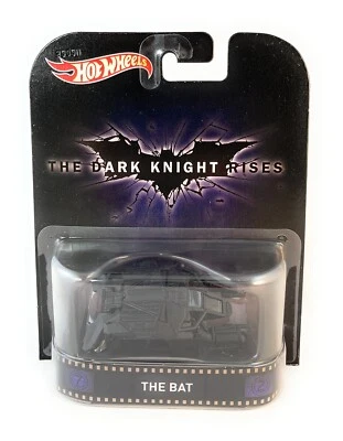 Hot Wheels 1:64 Retro Entertainment "The Dark Knight Rises" The Bat  Model CFR19 - Image 1 of 4