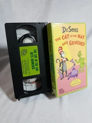 Dr. Seuss : The Cat in the Hat Get's Grinched  VHS 1982 - Image 1 of 2