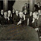 1935 Gifford ouvre un service téléphonique New York à Londres impression religieuse DWN10E