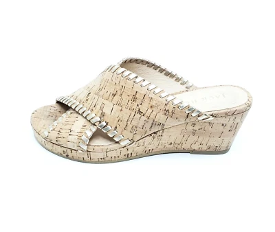 Sandalia Jack Rogers Banda Cruzada Corcho Cuña Sloane 7 Punta abierta Mujer EE. UU. 7M  Foto 1 de 4