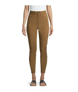 No Boundaries Juniors' Curvy Super High Rise Jeggings Jeans - Brown, XS - Picture 1 of 4