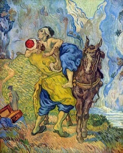 The Good Samaritan by Vincent Van Gogh Giclee Fine Art Print Repro on Canvas - Picture 1 of 1