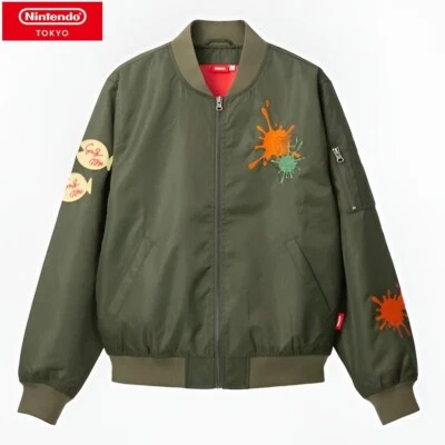 Jaqueta Nintendo TÓQUIO SALMON RUN Splatoon 3 Poliéster Poliuretano JAPÃO NOVA - Imagem 1 de 4