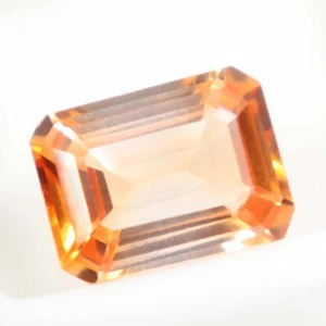 Zaffiro Fanta Arancio Naturale Non Trattato 8,40 Ct Taglio Gemma Certificato GIE 848 - Foto 1 di 6