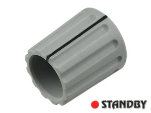 2pcs Classic collet knob 14,5 mm matt gray, ELMA 021-3315, Shaft 4mm, ROHS - Bild 1 von 3