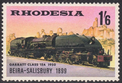 Rhodesia SC# 269 1969 - Locomotora - M-H Foto 1 de 2