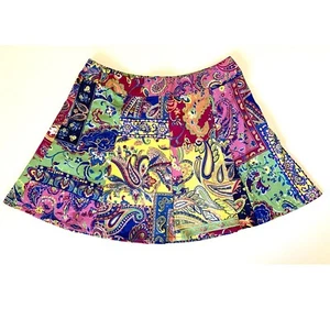 RLX Ralph Lauren NWT Skort Women’s XL Paisley Golf Tennis Pickleball Shorts - Picture 1 of 11