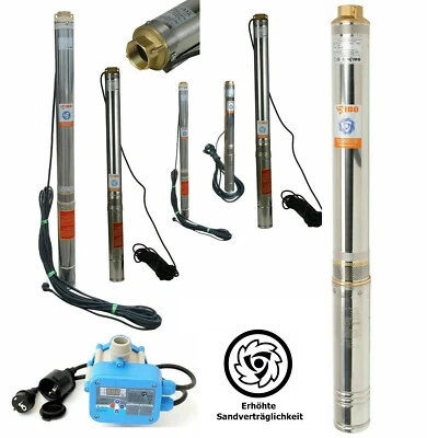 Deep Well Pump Well Pump 2.5" 3" 3.5" 4" Sand Compatible <5% Optional PC-58 - Image 1 of 4