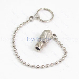 SMA Dust Cap Covers outside screw Chain for SMA RP-SMA male jack plug connector - Picture 1 of 4