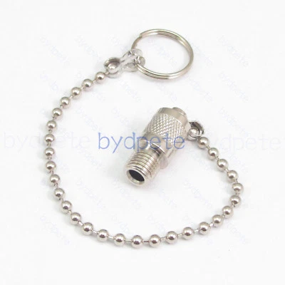 SMA Dust Cap Covers outside screw Chain for SMA RP-SMA male jack plug connector - Image 1 of 4