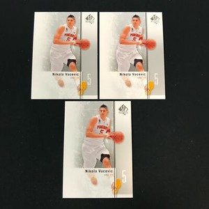 2011-12 SP Authentic NIKOLA VUCEVIC Lot x3 #24 USC Trojans *NV31A