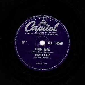 Judía Comedia Mickey Katz 78 Duvid Crockett / Keneh Hora Capitol CL 13705 V/ V + - Picture 1 of 2