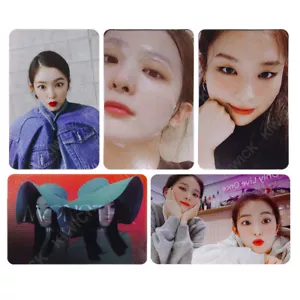 Tarjeta fotográfica oficial de terciopelo rojo Irene y Seulgi primer mini monstruo postal - Imagen 1 de 24