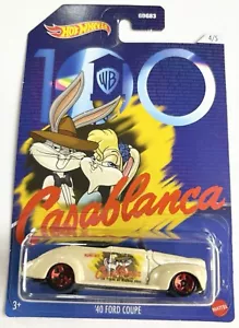 2021 Hot Wheels WB 100 4/5 Looney Tunes Casablanca Tan ‘40 Ford Coupe 1:64 Scale - Picture 1 of 9